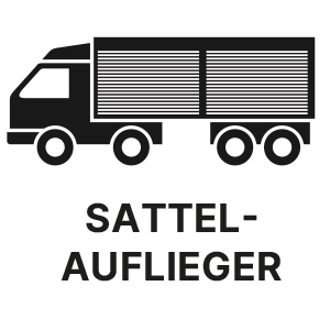 Icon für den Transport per Sattelauflieger für SunPlate PV-Containermodule.